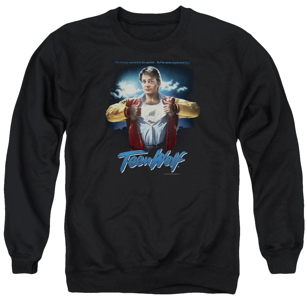 Teen Wolf Poster Men's Crewneck Sweatshirt Men's Crewneck Sweatshirt Teen Wolf   