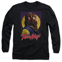 Teen Wolf Headphone Wolf Men's Long Sleeve T-Shirt Men's Long Sleeve T-Shirt Teen Wolf   