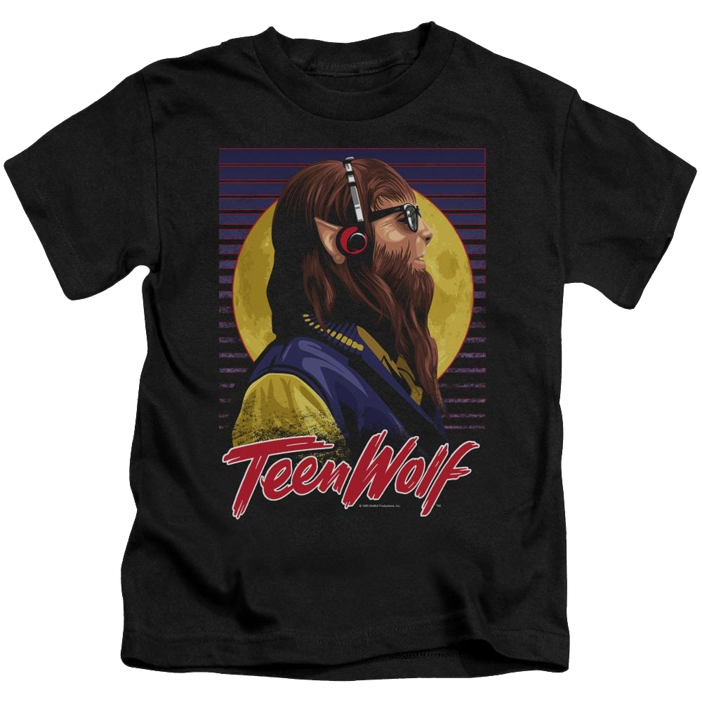 Teen Wolf Headphone Wolf Kid's T-Shirt (Ages 4-7) Kid's T-Shirt (Ages 4-7) Teen Wolf   