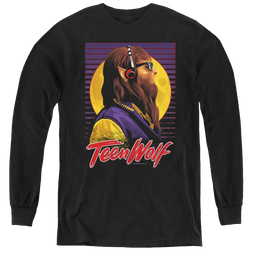 Teen Wolf Headphone Wolf - Youth Long Sleeve T-Shirt Youth Long Sleeve T-Shirt Teen Wolf   
