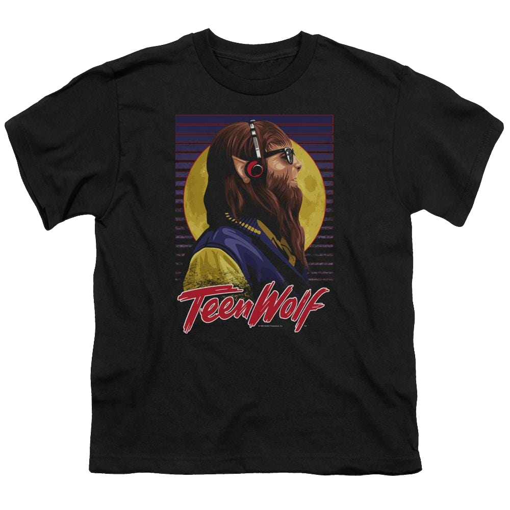 Teen Wolf Headphone Wolf Youth T-Shirt (Ages 8-12) Youth T-Shirt (Ages 8-12) Teen Wolf   