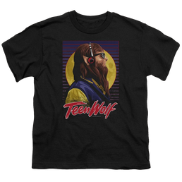 Teen Wolf Headphone Wolf Youth T-Shirt (Ages 8-12) Youth T-Shirt (Ages 8-12) Teen Wolf   