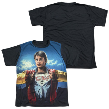 Teen Wolf Poster Sub youth black back t-shirt for ages 8 to 12