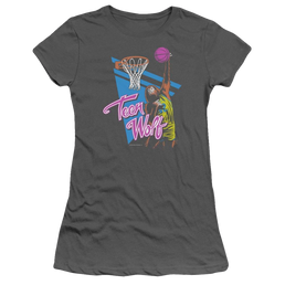 Teen Wolf Slam Dunk Juniors T-Shirt Juniors T-Shirt Teen Wolf   