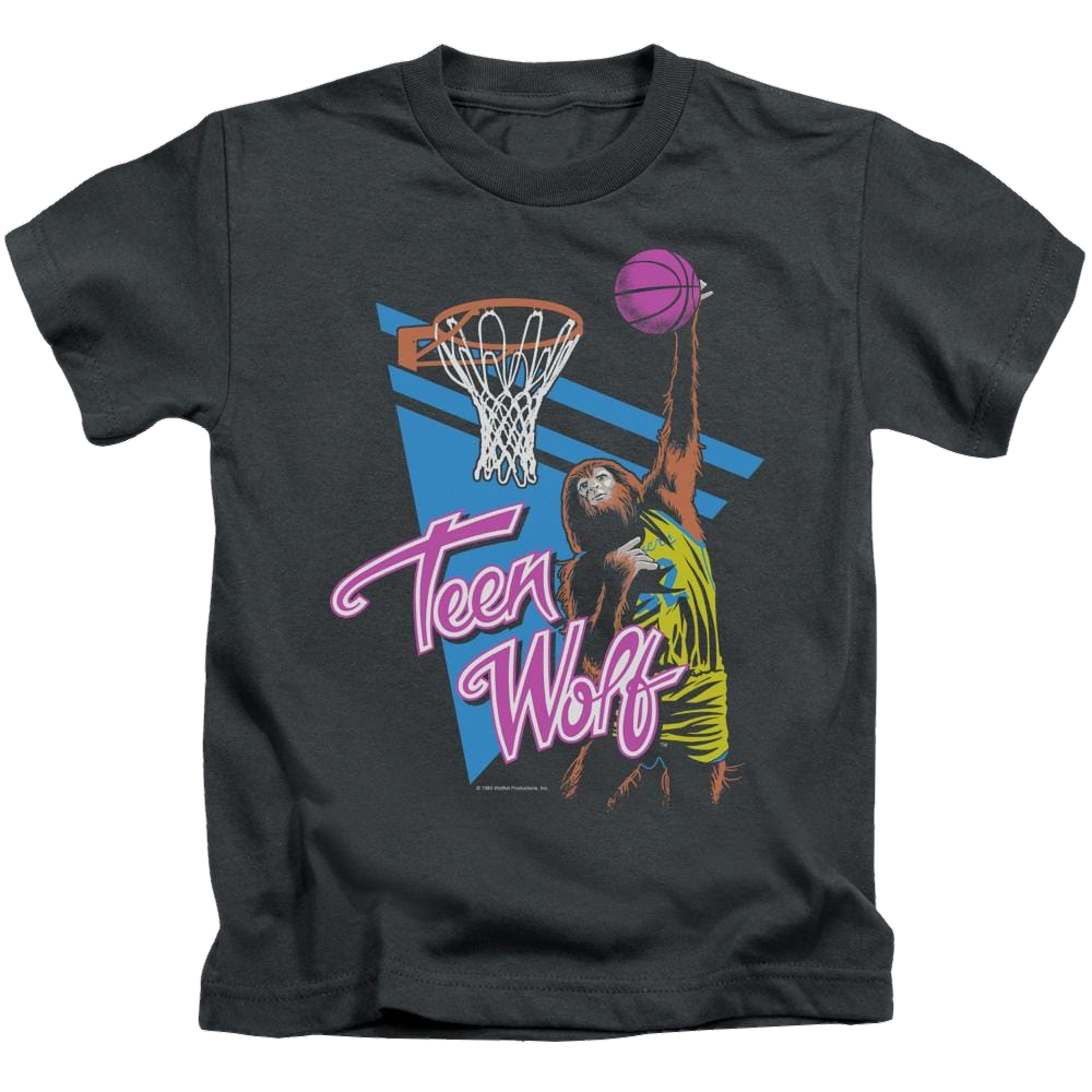 Teen Wolf Slam Dunk Kid's T-Shirt (Ages 4-7) Kid's T-Shirt (Ages 4-7) Teen Wolf   