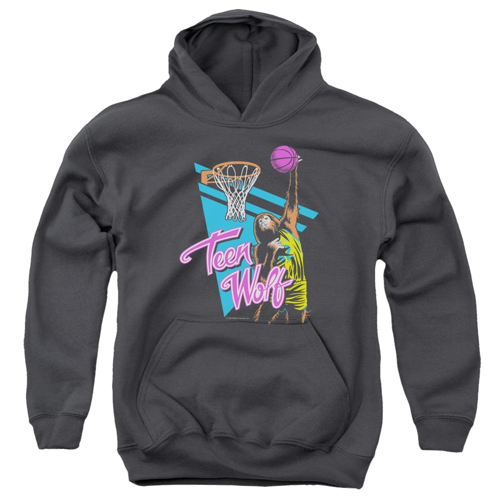 Teen Wolf Slam Dunk Youth Hoodie (Ages 8-12) Youth Hoodie (Ages 8-12) Teen Wolf   