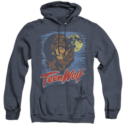 Teen Wolf Moon Wolf - Heather Pullover Hoodie Heather Pullover Hoodie Teen Wolf   