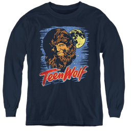 Teen Wolf Moon Wolf - Youth Long Sleeve T-Shirt Youth Long Sleeve T-Shirt Teen Wolf   