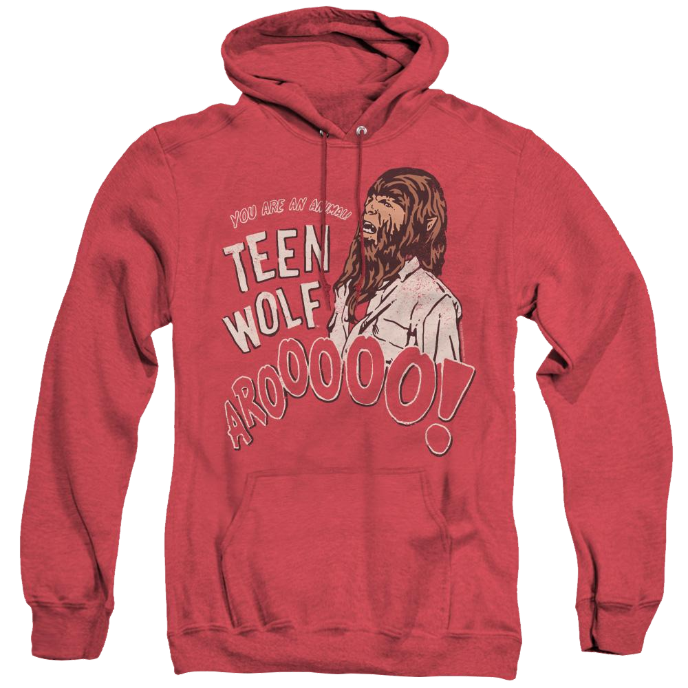 Teen Wolf Animal - Heather Pullover Hoodie Heather Pullover Hoodie Teen Wolf   