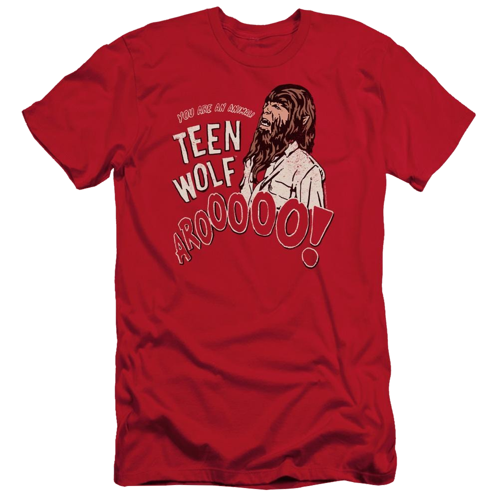 Teen Wolf Animal Men's Slim Fit T-Shirt Men's Slim Fit T-Shirt Teen Wolf   