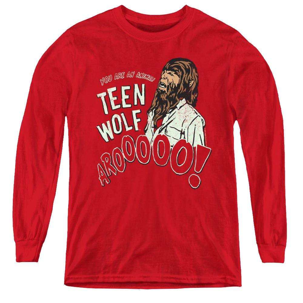 Teen Wolf Animal - Youth Long Sleeve T-Shirt Youth Long Sleeve T-Shirt Teen Wolf   