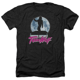 Teen Wolf Moonlight Surf Men's Heather T-Shirt Men's Heather T-Shirt Teen Wolf   