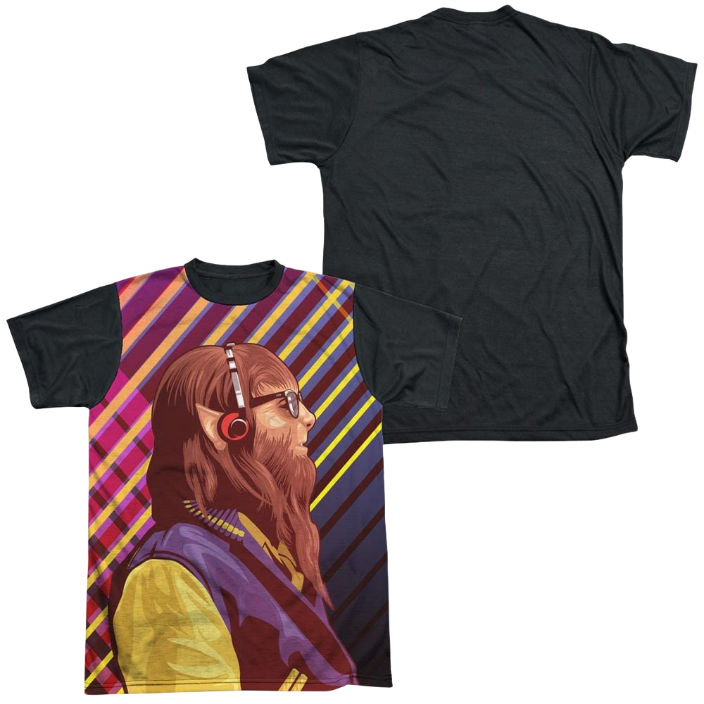 Teen Wolf Wolf Rays Men's Black Back T-Shirt Men's Black Back T-Shirt Teen Wolf   