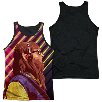 Teen Wolf Wolf Rays men's black back tank