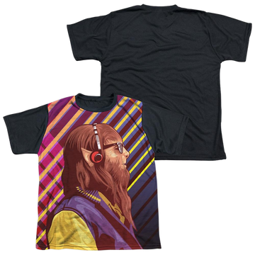 Teen Wolf Wolf Rays youth black back t-shirt for ages 8 to 12