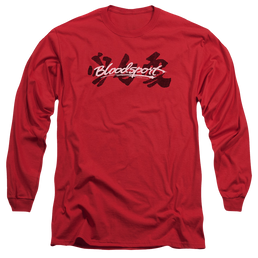 Bloodsport Kanji - Men's Long Sleeve T-Shirt Men's Long Sleeve T-Shirt Bloodsport   