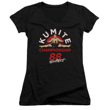 Bloodsport Championship 88 - Juniors V-Neck T-Shirt Juniors V-Neck T-Shirt Bloodsport   