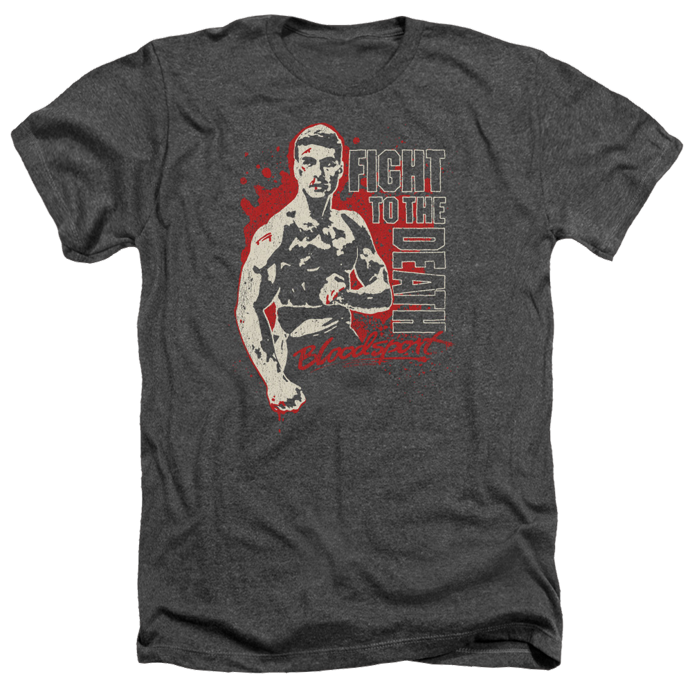 Bloodsport To The Death - Men's Heather T-Shirt Men's Heather T-Shirt Bloodsport   