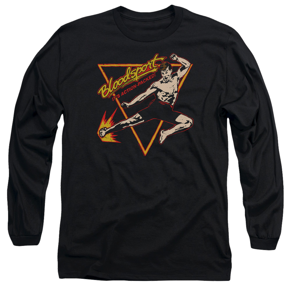 Bloodsport Action Packed - Men's Long Sleeve T-Shirt Men's Long Sleeve T-Shirt Bloodsport   