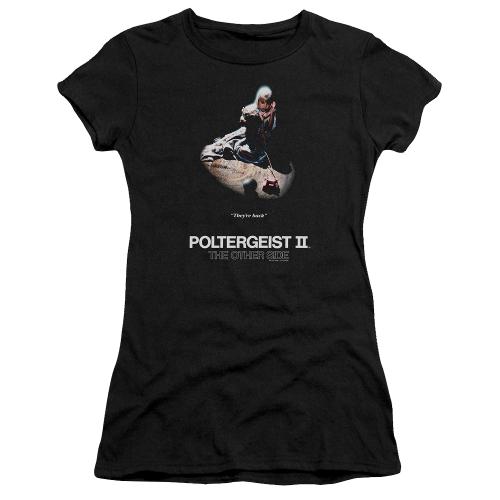 Poltergeist II Poster Juniors T-Shirt Juniors T-Shirt POLTERGEIST   