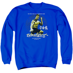 Bloodsport American Ninja - Men's Crewneck Sweatshirt Men's Crewneck Sweatshirt Bloodsport   