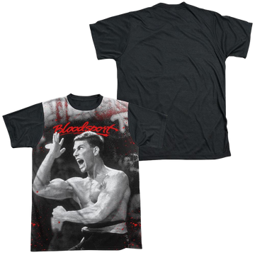 Bloodsport Intense men's black back t-shirt