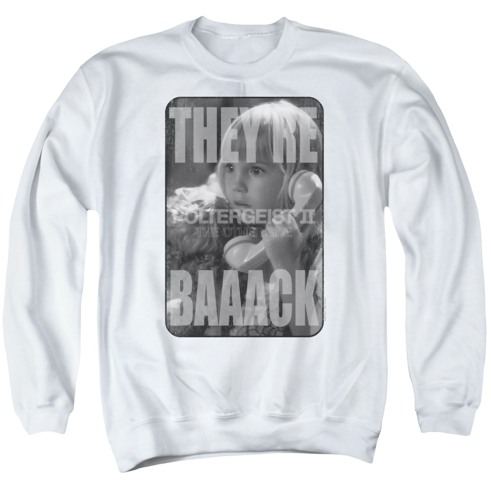 Poltergeist II Logo Men's Crewneck Sweatshirt Men's Crewneck Sweatshirt POLTERGEIST   