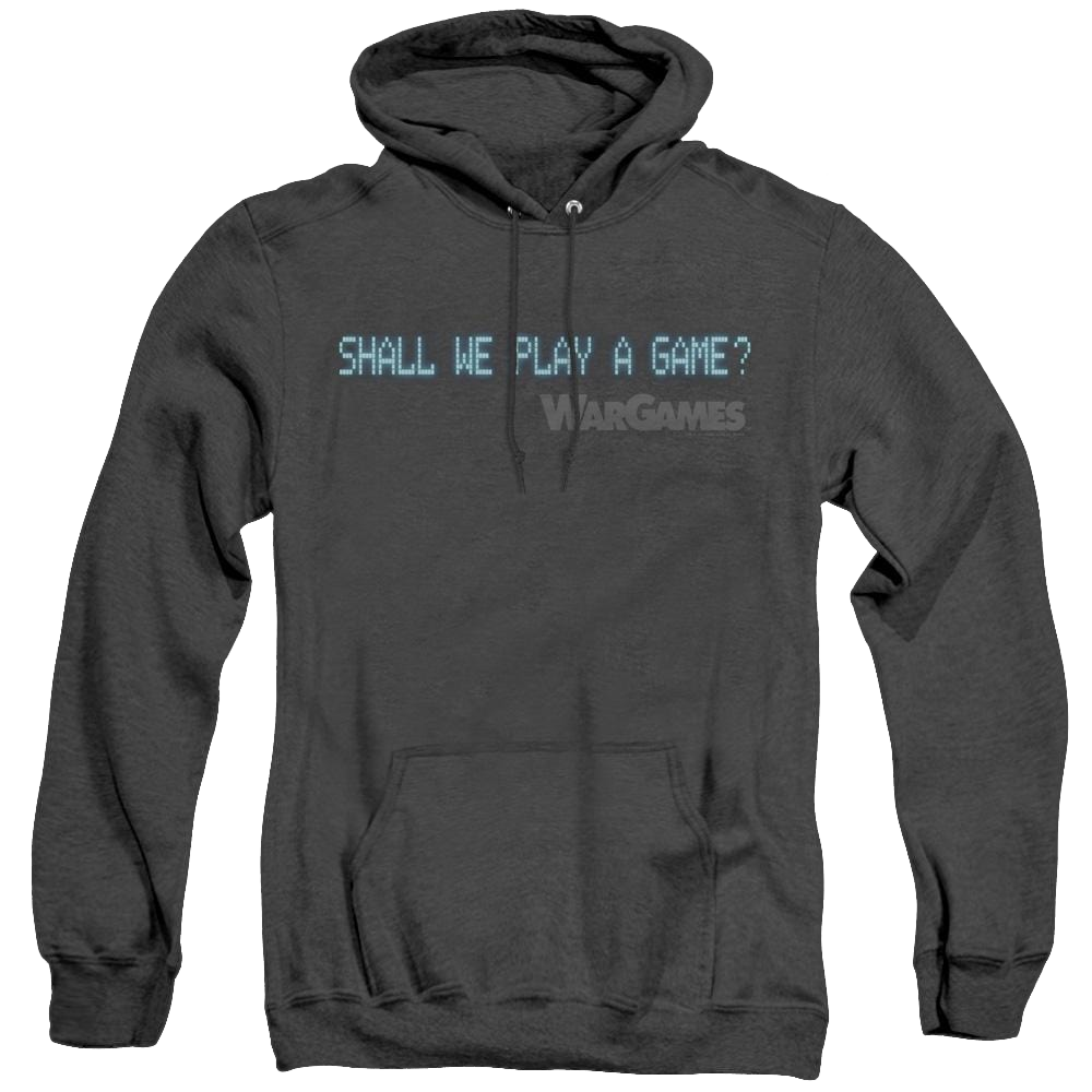 Wargames Shall We - Heather Pullover Hoodie Heather Pullover Hoodie Wargames   