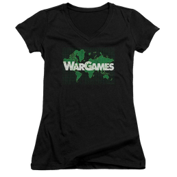 Wargames Game Board Juniors V-Neck T-Shirt Juniors V-Neck T-Shirt Wargames   