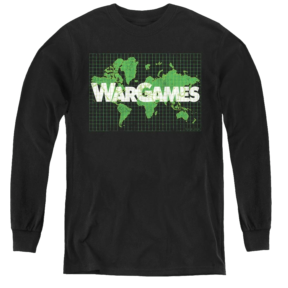 Wargames Game Board - Youth Long Sleeve T-Shirt Youth Long Sleeve T-Shirt Wargames   