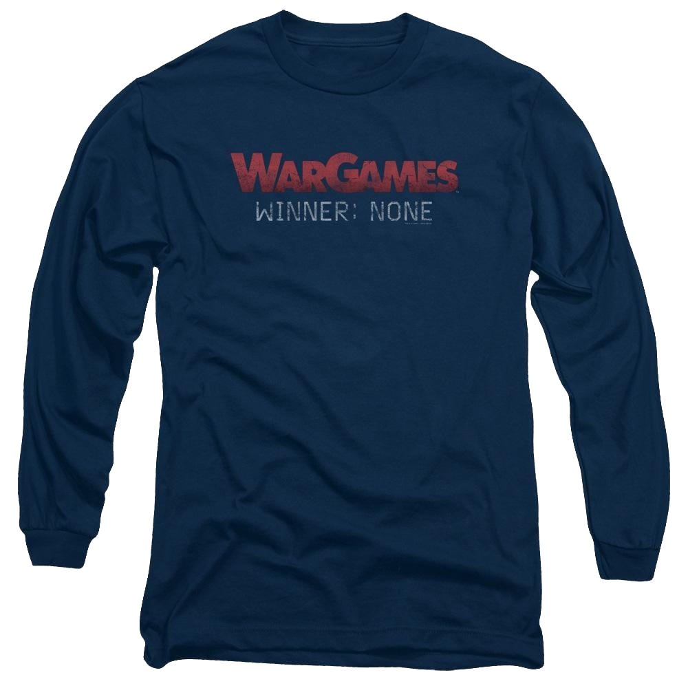 Wargames No Winners Men's Long Sleeve T-Shirt Men's Long Sleeve T-Shirt Wargames   
