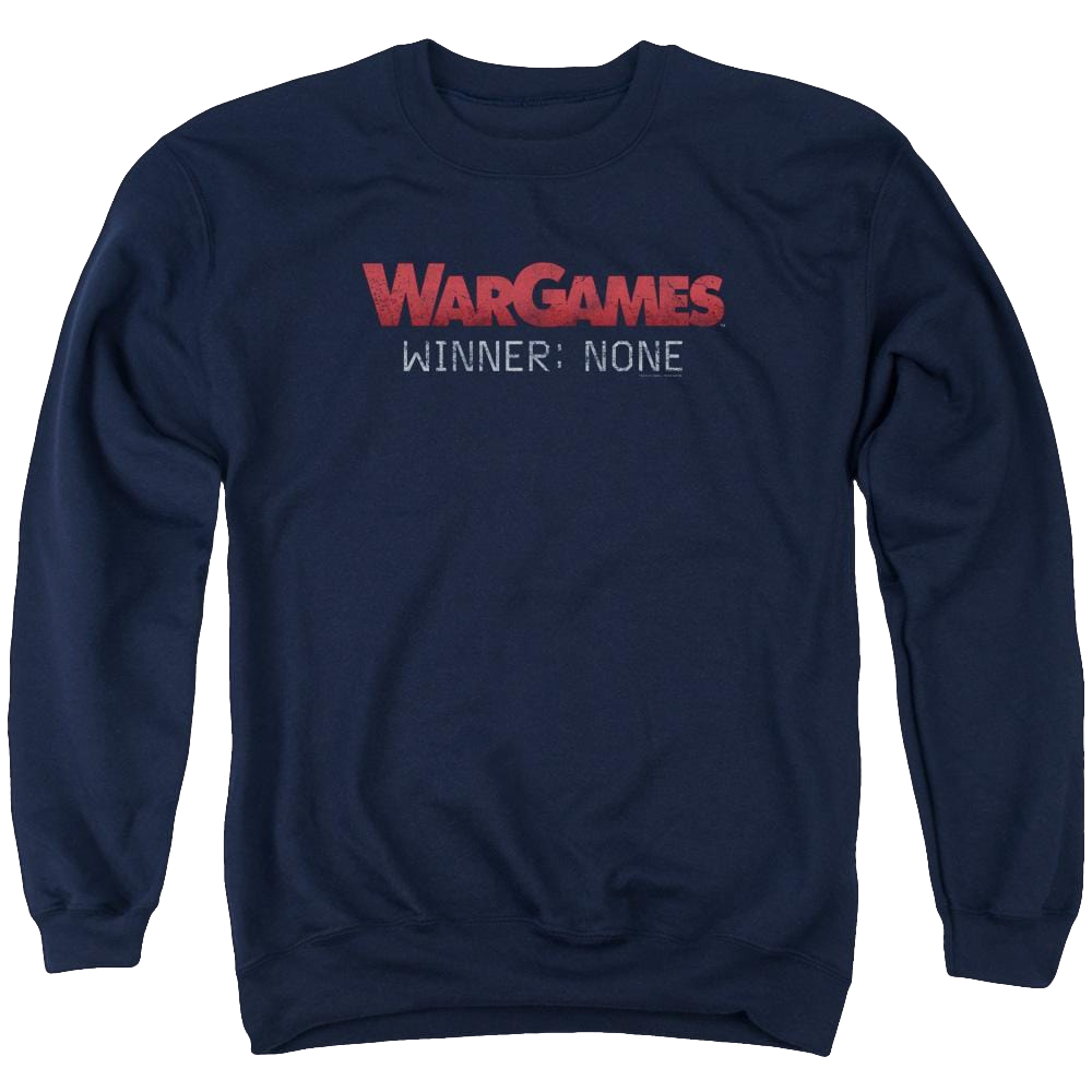 Wargames No Winners Men's Crewneck Sweatshirt Men's Crewneck Sweatshirt Wargames   