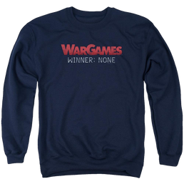 Wargames No Winners Men's Crewneck Sweatshirt Men's Crewneck Sweatshirt Wargames   