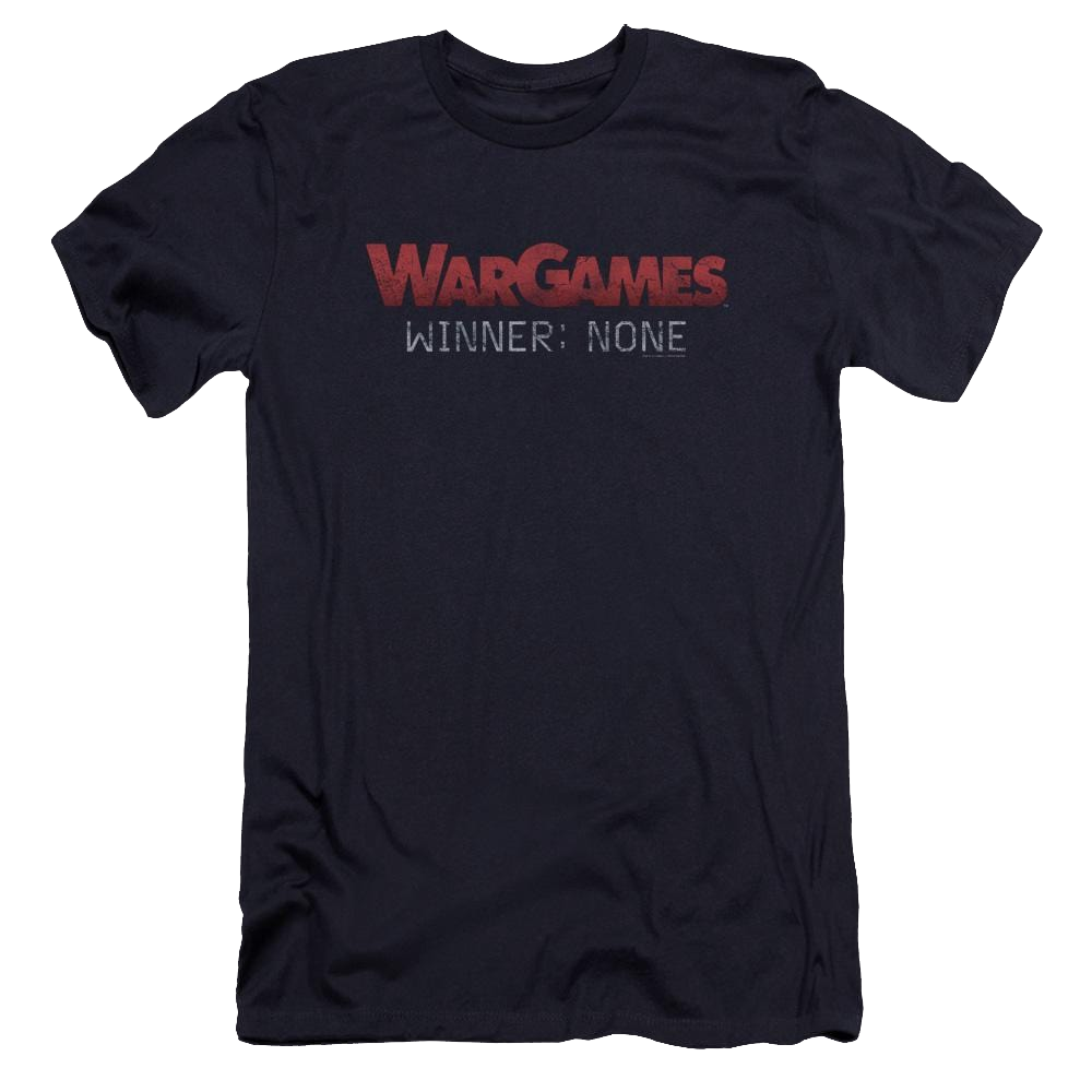Wargames No Winners Men's Premium Slim Fit T-Shirt Men's Premium Slim Fit T-Shirt Wargames   