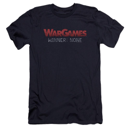 Wargames No Winners Men's Premium Slim Fit T-Shirt Men's Premium Slim Fit T-Shirt Wargames   