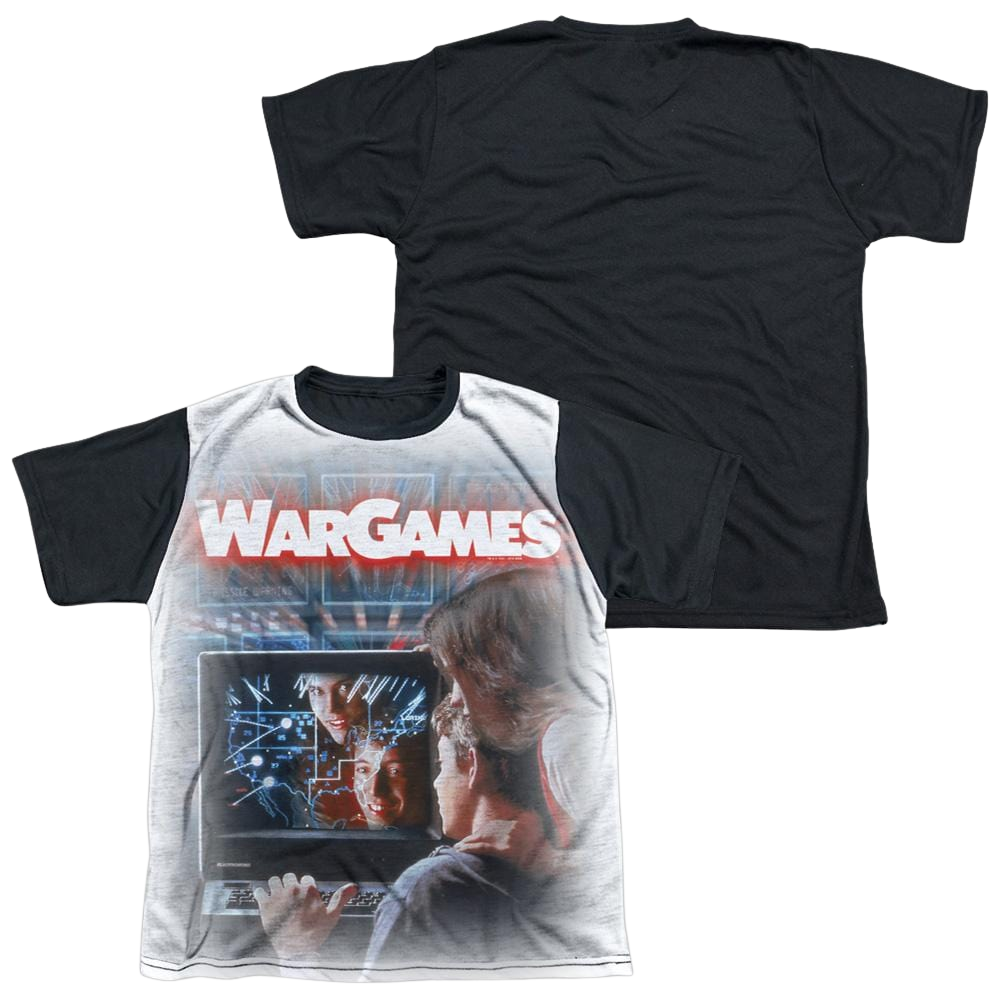 Wargames Poster Youth Black Back T-Shirt (Ages 8-12) Youth Black Back T-Shirt (Ages 8-12) Wargames   