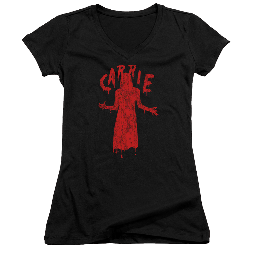 Carrie Silhouette - Juniors V-Neck T-Shirt Juniors V-Neck T-Shirt Carrie   