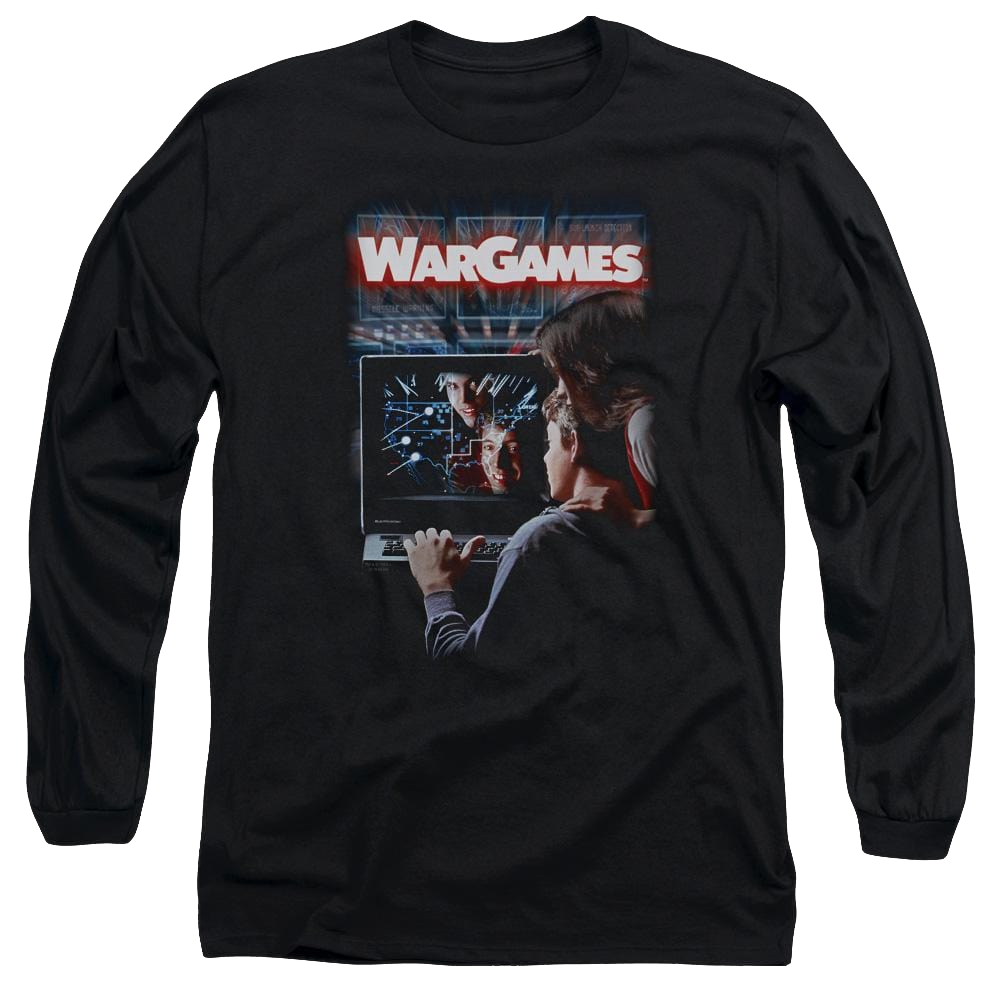 Wargames Poster Men's Long Sleeve T-Shirt Men's Long Sleeve T-Shirt Wargames   