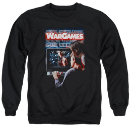 Wargames Poster Men's Crewneck Sweatshirt Men's Crewneck Sweatshirt Wargames   