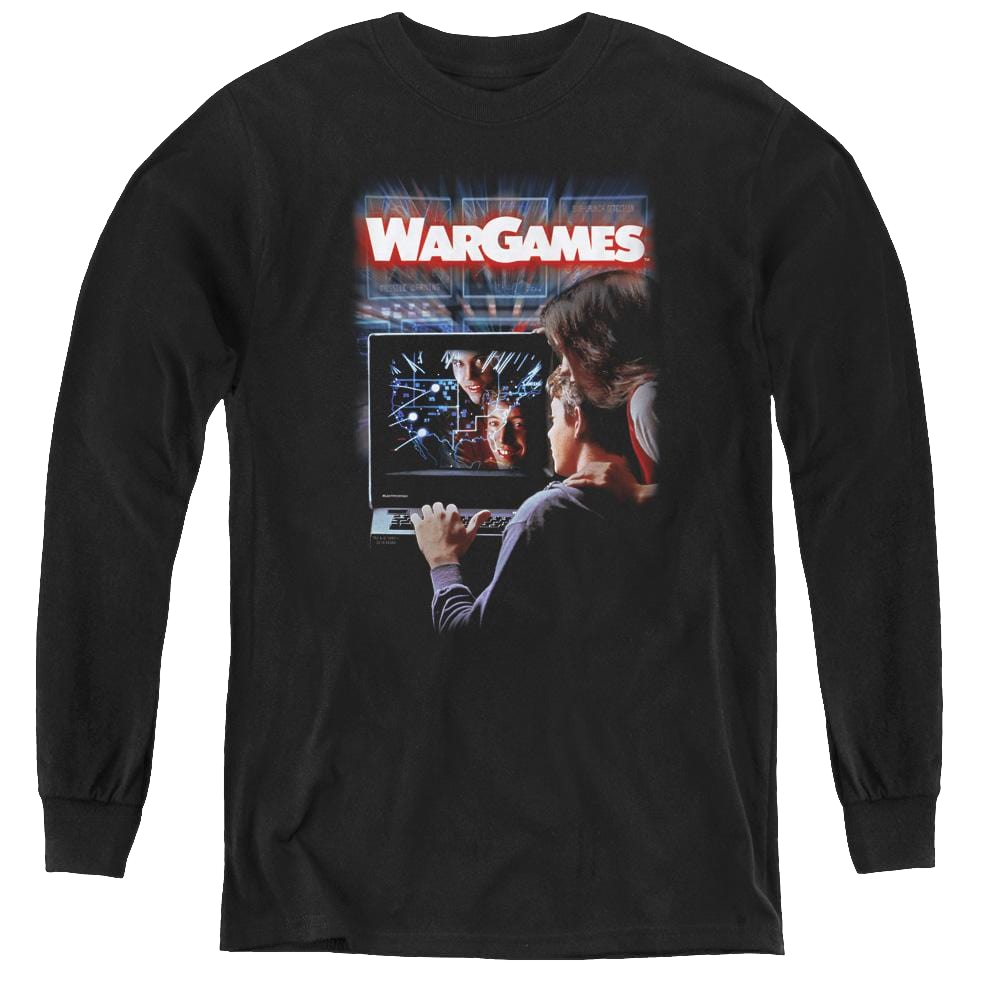 Wargames Poster - Youth Long Sleeve T-Shirt Youth Long Sleeve T-Shirt Wargames   