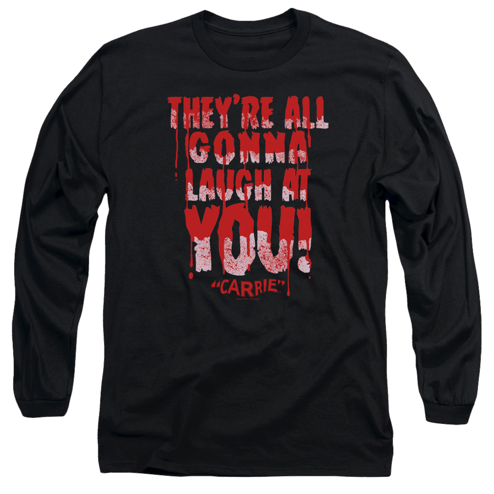 Carrie Laugh At You - Men's Long Sleeve T-Shirt Men's Long Sleeve T-Shirt Carrie   