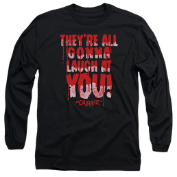 Carrie Laugh At You - Men's Long Sleeve T-Shirt Men's Long Sleeve T-Shirt Carrie   
