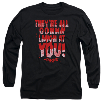 Carrie Laugh At You - Men's Long Sleeve T-Shirt Men's Long Sleeve T-Shirt Carrie   