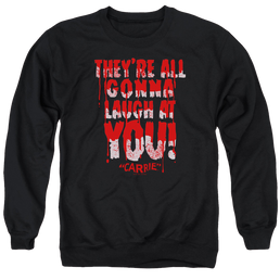 Carrie Laugh At You - Men's Crewneck Sweatshirt Men's Crewneck Sweatshirt Carrie   