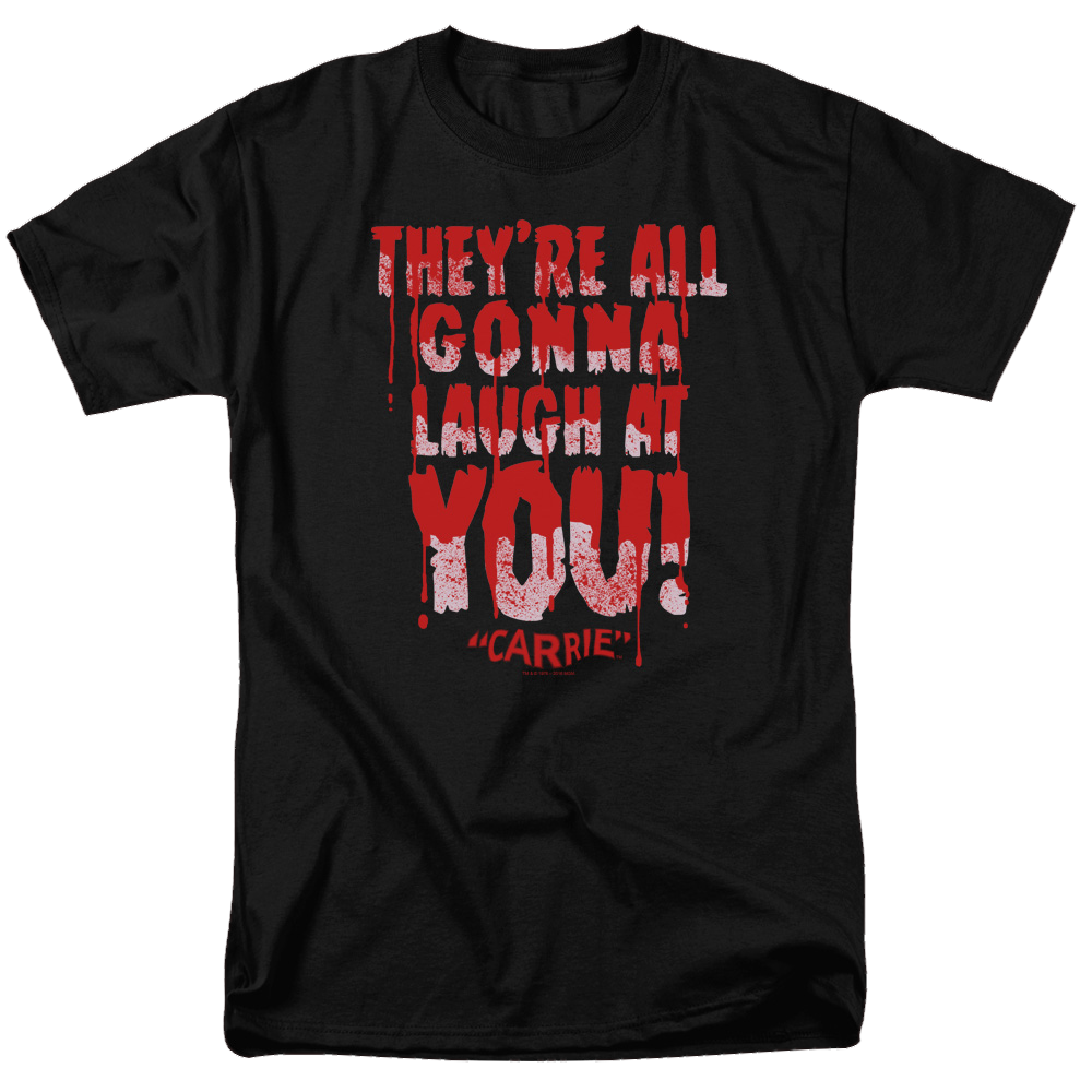 Carrie Laugh At You - Men's Regular Fit T-Shirt Men's Regular Fit T-Shirt Carrie   