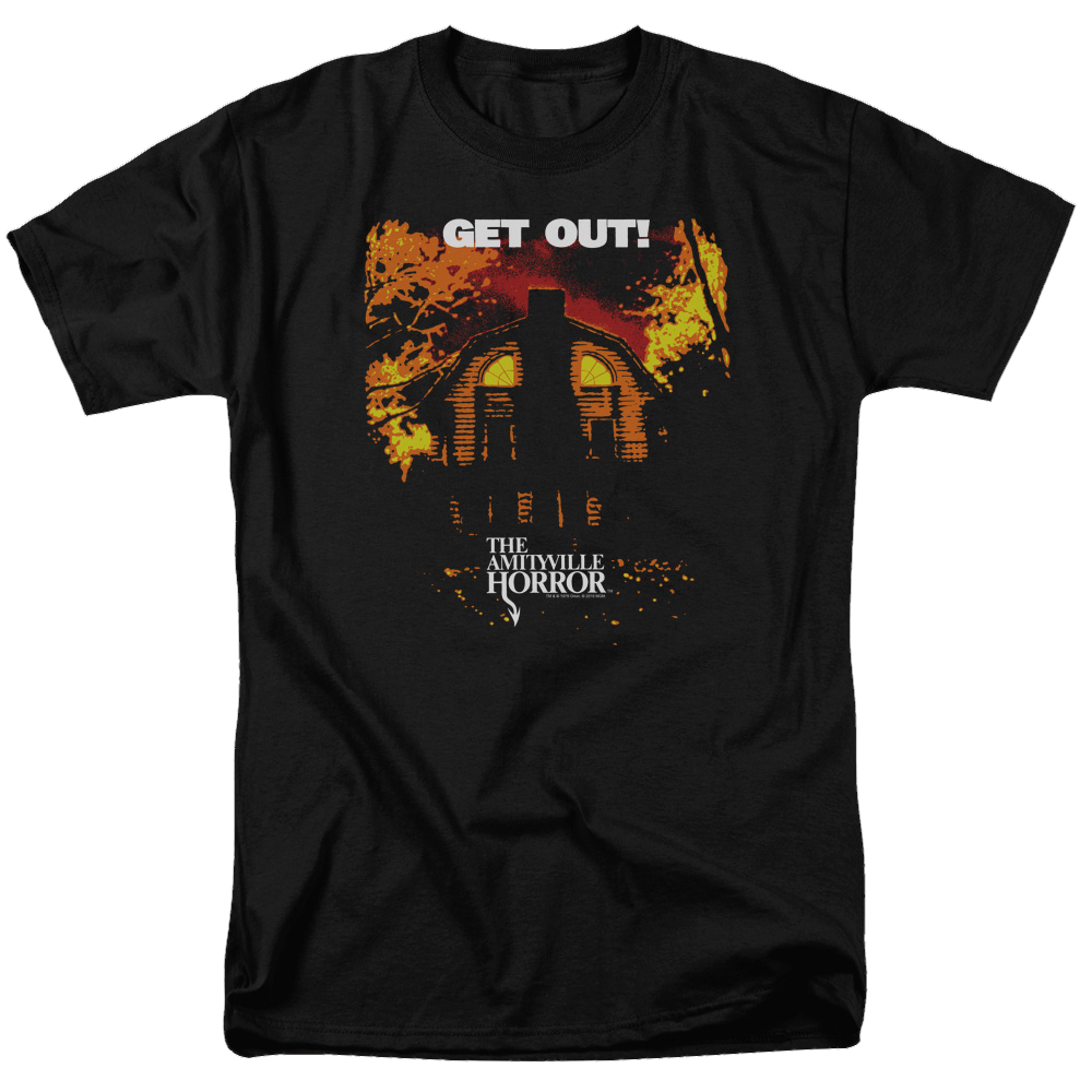 Amityville Horror Get Out - Men's Regular Fit T-Shirt Men's Regular Fit T-Shirt Amityville Horror   