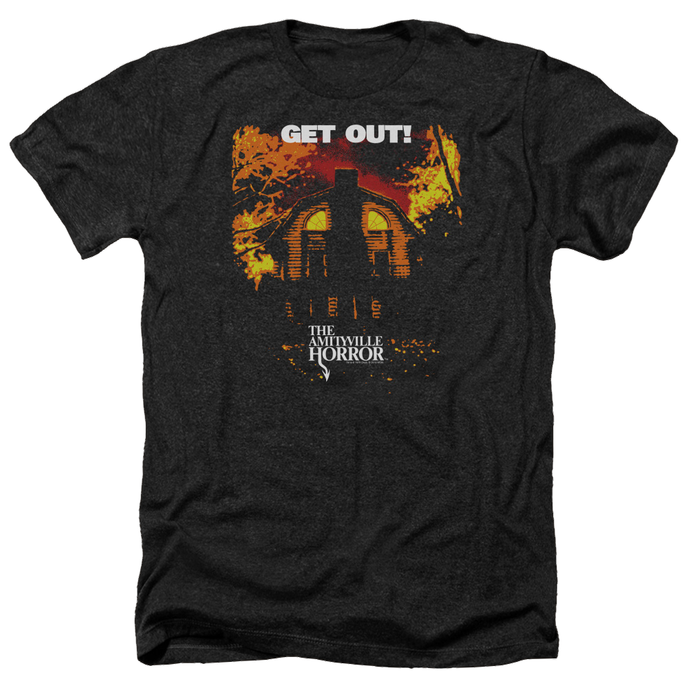 Amityville Horror Get Out - Men's Heather T-Shirt Men's Heather T-Shirt Amityville Horror   