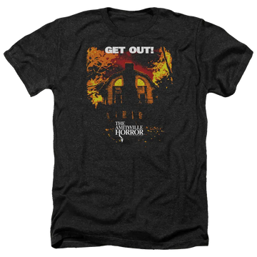 Amityville Horror Get Out - Men's Heather T-Shirt Amityville Horror