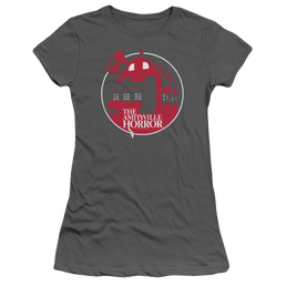 Amityville Horror Red House - Juniors T-Shirt Juniors T-Shirt Amityville Horror   