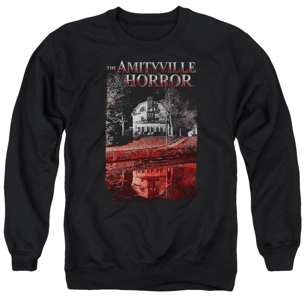 Amityville Horror Cold Blood - Men's Crewneck Sweatshirt Men's Crewneck Sweatshirt Amityville Horror   